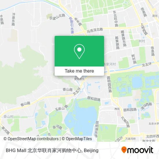 BHG Mall 北京华联肖家河购物中心 map