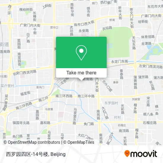西罗园四区-14号楼 map