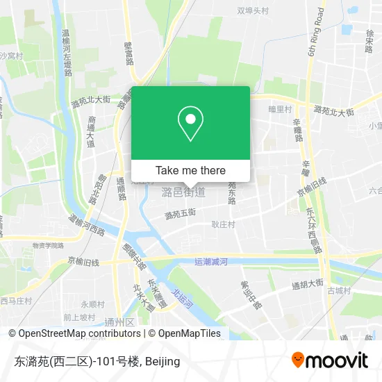 东潞苑(西二区)-101号楼 map