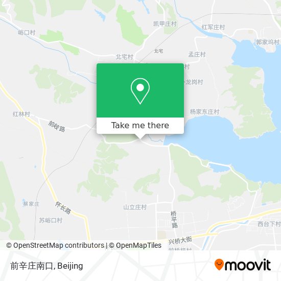 前辛庄南口 map