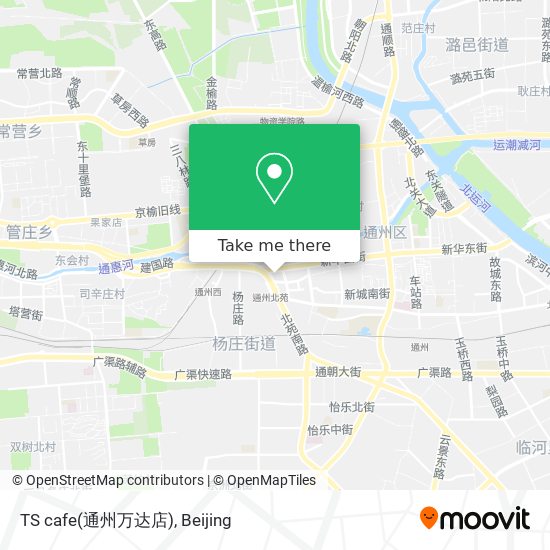 TS cafe(通州万达店) map