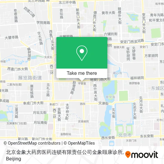 北京金象大药房医药连锁有限责任公司金象颐康诊所 map