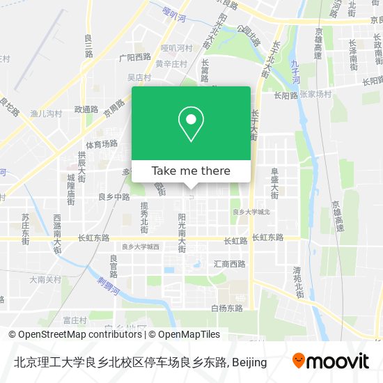 北京理工大学良乡北校区停车场良乡东路 map