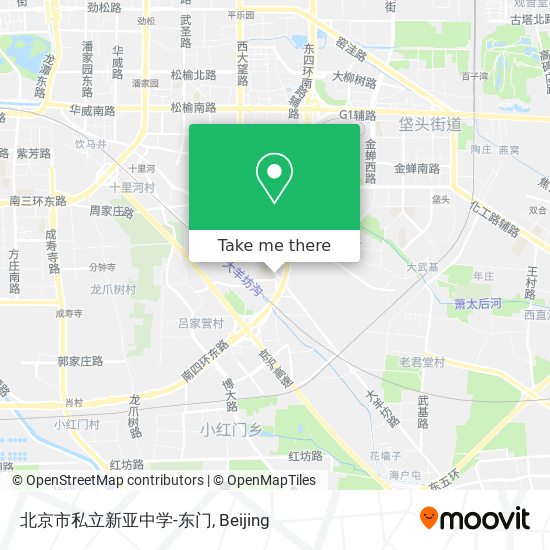 北京市私立新亚中学-东门 map