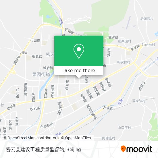 密云县建设工程质量监督站 map