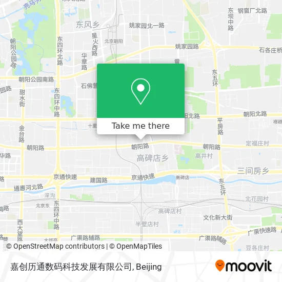 嘉创历通数码科技发展有限公司 map