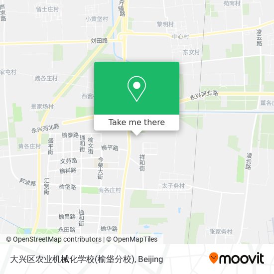 大兴区农业机械化学校(榆垡分校) map