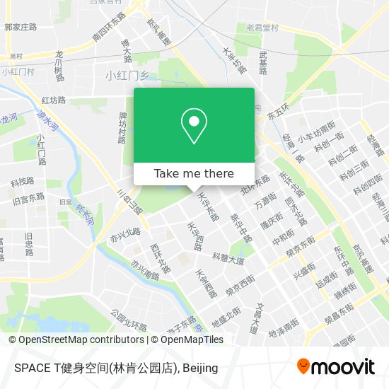 SPACE T健身空间(林肯公园店) map