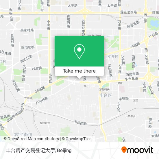丰台房产交易登记大厅 map