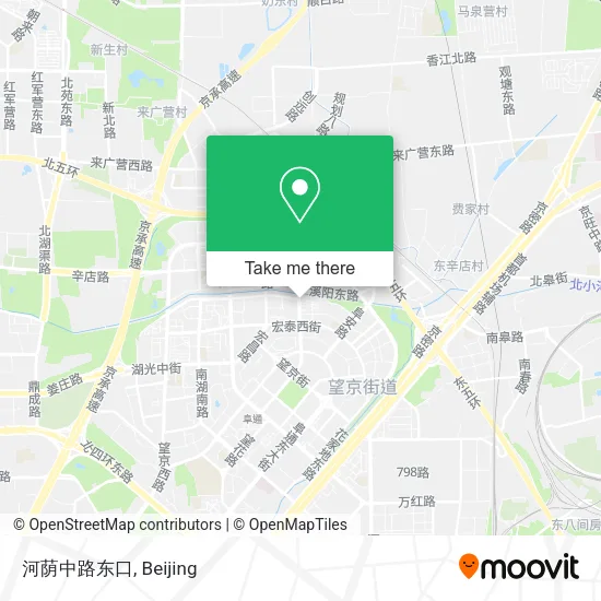 河荫中路东口 map
