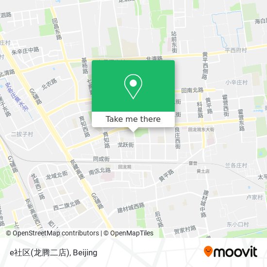 e社区(龙腾二店) map