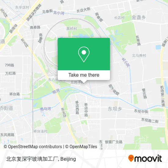 北京复深宇玻璃加工厂 map