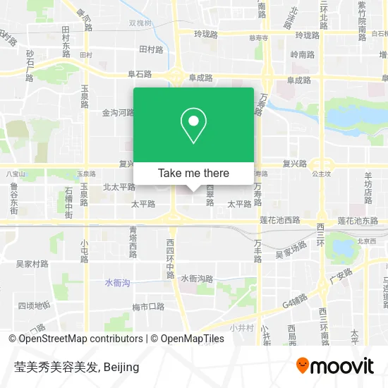 莹美秀美容美发 map