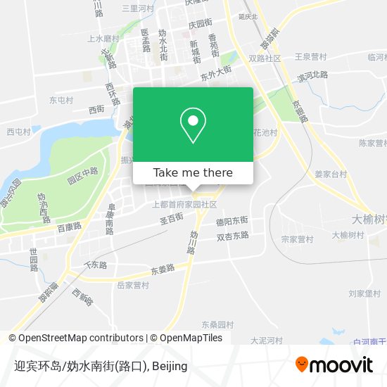 迎宾环岛/妫水南街(路口) map