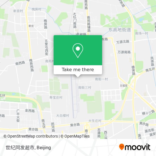 世纪同发超市 map