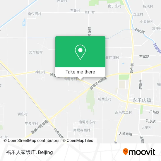 福乐人家饭庄 map