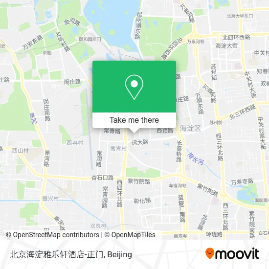 北京海淀雅乐轩酒店-正门 map