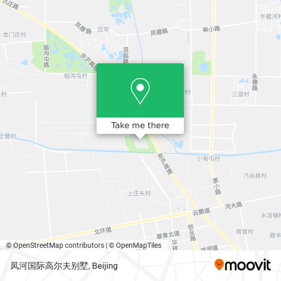 凤河国际高尔夫别墅 map