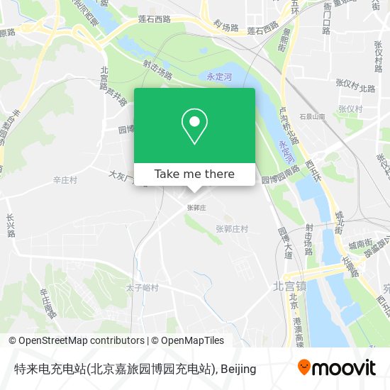 特来电充电站(北京嘉旅园博园充电站) map