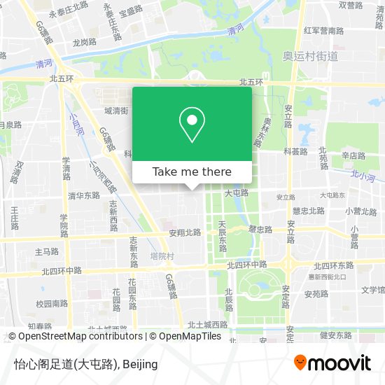 怡心阁足道(大屯路) map