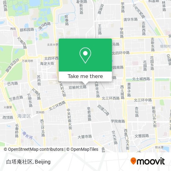 白塔庵社区 map