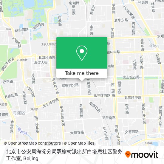 北京市公安局海淀分局双榆树派出所白塔庵社区警务工作室 map
