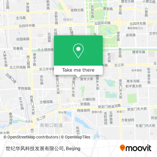世纪华风科技发展有限公司 map