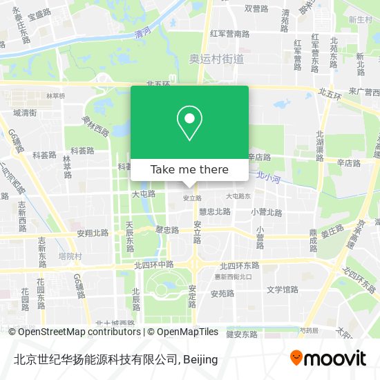 北京世纪华扬能源科技有限公司 map