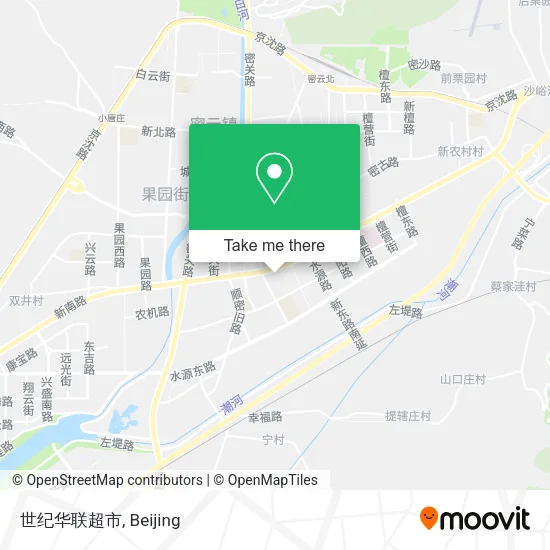 世纪华联超市 map