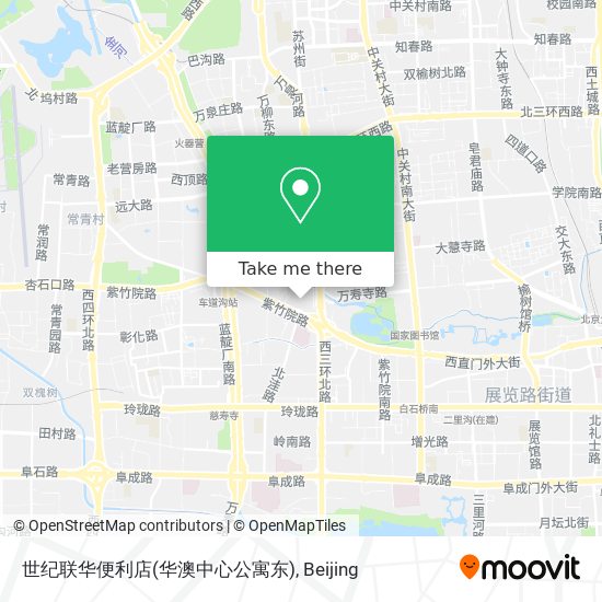 世纪联华便利店(华澳中心公寓东) map