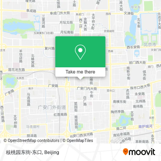 核桃园东街-东口 map