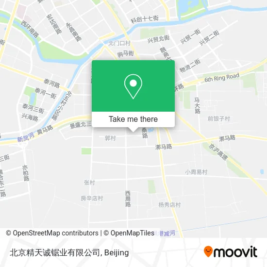 北京精天诚锯业有限公司 map