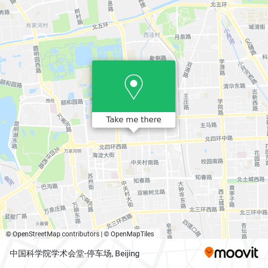 中国科学院学术会堂-停车场 map