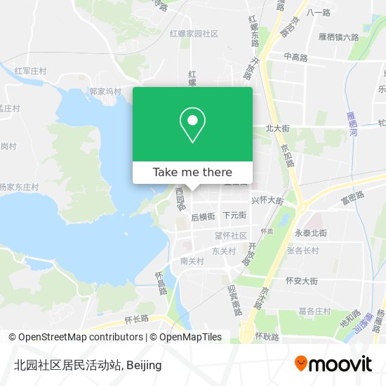 北园社区居民活动站 map