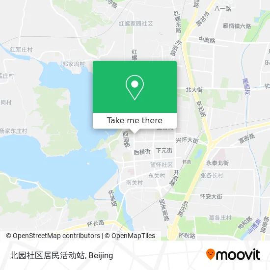北园社区居民活动站 map