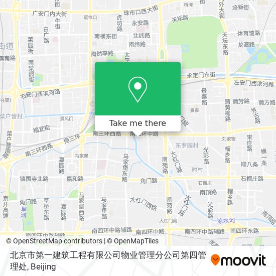 北京市第一建筑工程有限公司物业管理分公司第四管理处 map