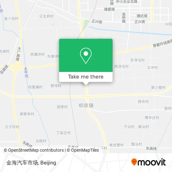 金海汽车市场 map