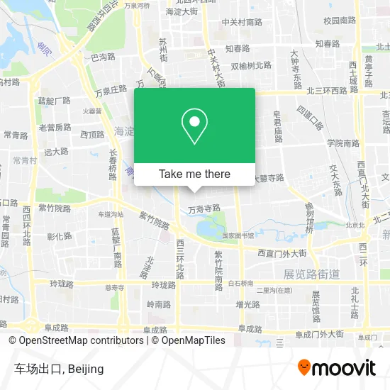 车场出口 map