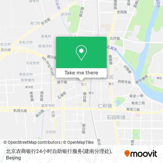北京农商银行24小时自助银行服务(建南分理处) map