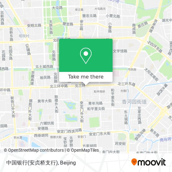 中国银行(安贞桥支行) map