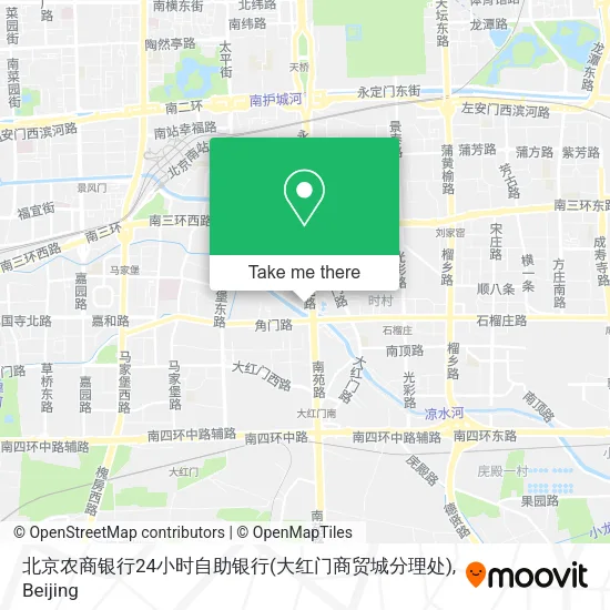 北京农商银行24小时自助银行(大红门商贸城分理处) map