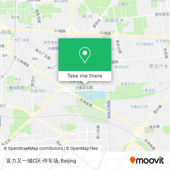 富力又一城C区-停车场 map