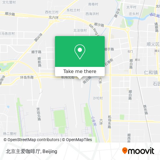 北京主爱咖啡厅 map