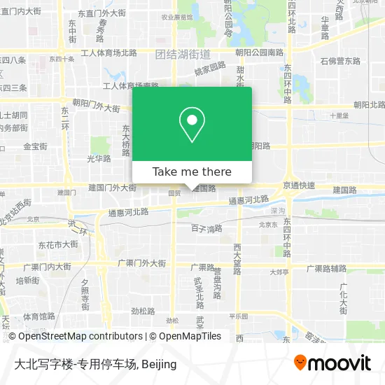 大北写字楼-专用停车场 map