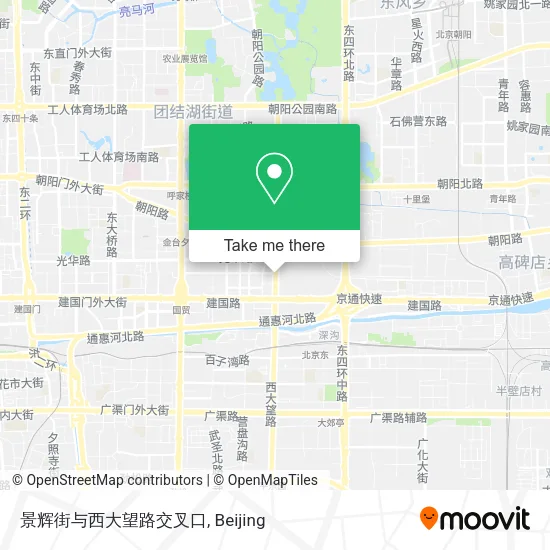 景辉街与西大望路交叉口 map