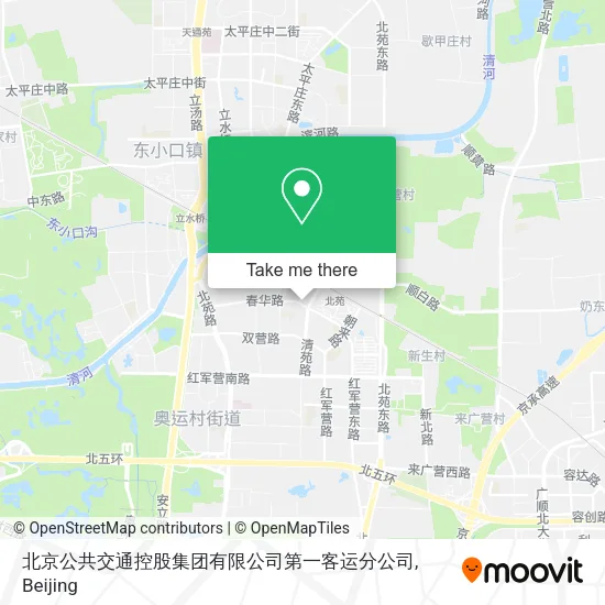 北京公共交通控股集团有限公司第一客运分公司 map