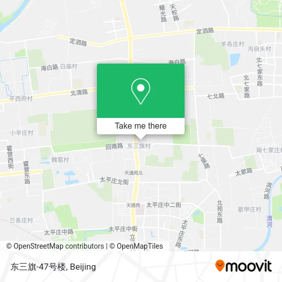 东三旗-47号楼 map