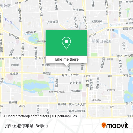 扣钟五巷停车场 map