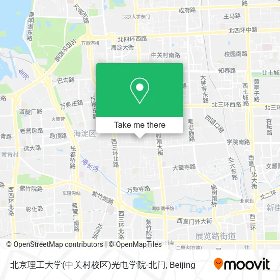 北京理工大学(中关村校区)光电学院-北门 map