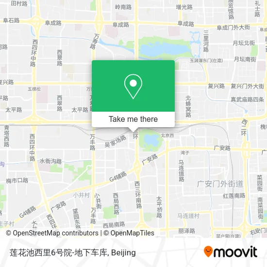 莲花池西里6号院-地下车库 map